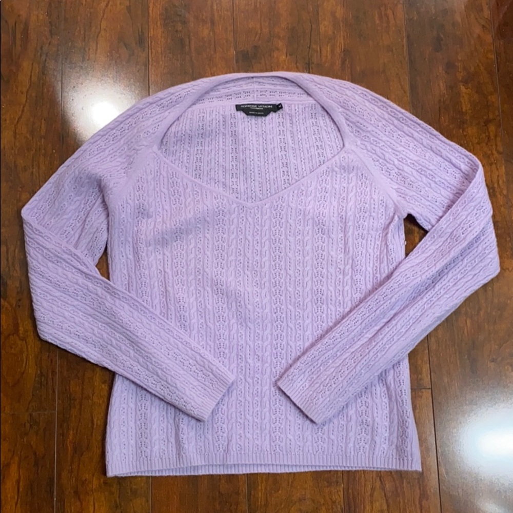 Adrienne Vittadino Cashmere Sweater